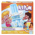 Mattel - Games jeu Ker Plunk! -Créez un « treillis » de bâtons à mi-chemin dans le tube translucide et placez les billes dessus ; les joueurs choisissent l'un des quatre compartiments de la base -- 2 à 4 personnes peuvent jouer !