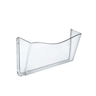 Azar Displays – Pochette murale simple pour dossier avec montant mural, transparent, 4/paquet (250025)-Classeur mural