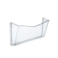 Azar Displays – Pochette murale simple pour dossier avec montant mural, transparent, 4/paquet (250025)-Classeur mural