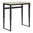 Monarch Specialties - 7679 Bureau 48 po L - Hauteur Adjustable Taupe Moderne/Noir-6