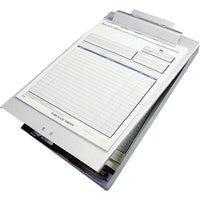 Staples - Porte-formulaires à charnière au-dessus, aluminium, 8 1/2 po x 12 po-Un moyen pratique de manipuler et de ranger les formulaires