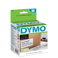 DYMO - Étiquettes d'expédition LabelWriter, 2 5/16 po x 4 po, 300 étiquettes-Étiquettes blanches pour un contraste facile à lire