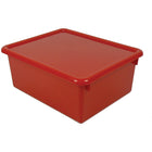 Romanoff Products - Boîte aux lettres avec couvercle Stowaway, rouge-Dimensions : 10 1/2 larg. x 5 prof. x 13 long. (po)