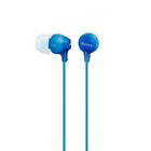 Sony – Écouteurs boutons EX à couleur mode, bleu-Écouteurs boutons en silicone hybride offrant un confort de longue durée; tailles offertes : petit, moyen, grand