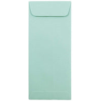JAM Paper - Enveloppes ouvertes au bout à rabat droit avec fermeture gommée, 4 1/8 x 9 1/2 po, bleu aqua, 1000/paquet-Bleu aqua