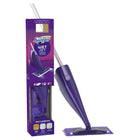 Swiffer - Trousse de depart de balai WetJet (1 balai vaporisateur, 5 coussins nettoyants, 1 solution nettoyante pour planchers)-La solution nettoyante puissante WetJet dissout la salete et la crasse pendant que le coussin epais l'absorbe en profondeur à l'interieur, au lieu de l'etaler