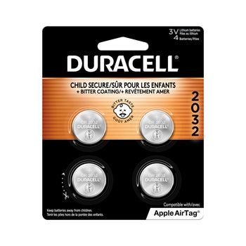 Duracell - 2032 Pile Bouton Lithium - paquet de 4