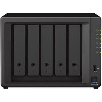 Synology - DiskStation DS1522+ 5 baies sans disque - Noir-Processeur : AMD Ryzen R1600, Dual-Core : 2,6 à 3,1 GHz