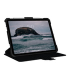Étui robuste UAG Metropolis Folio pour iPad A16/ 10.9 2022 (10e génération) - Noir-Noir