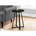 Monarch Specialties - 2175 Table D'Appoint - 22 po H/Noir/Metal Noir-Utilisez-le facilement comme table de collation ou table d'appoint de canape