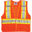 Gilets de signalisation, orange, SEK052, 4/paquet-Orange