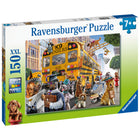 Ravensburger puzzle Pet School Pals​ 150 pièces-Conçus pour les enfants de 7 ans et plus : les puzzles pour enfants Ravensburger comportent de grandes pièces durables que les petites mains peuvent facilement tenir pour de nombreux divertissements répétés