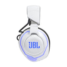 JBL - Quantum 910P Casque de jeu console supra-auriculaire sans fil pour Playstation - Blanc/Bleu-Compatible via une connexion sans fil 2,4 GHz avec Playstation (PS5 et PS4), PC et Nintendo Switch