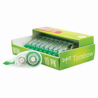 Mini ruban correcteur Tombow MONO - Paquet de 10-. Une conception peu encombrante est idéale pour l’utilisation mobile.