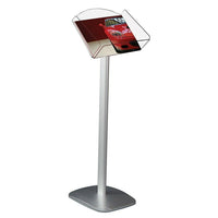 SECO Porte-brochure Décoratif, Paysage-Finition en aluminium anodisé argent