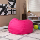 Flash Furniture - Fauteuil poire surdimensionné rose chaud plein-Rembourrage en coton