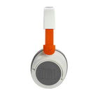 JBL - JR 460NC Casque circum-auriculaire sans fil à réduction de bruit pour enfants - Blanc-Batterie : Lithium-ion-polymère / Temps de charge : < 2 heures pour une charge complète / Autonomie avec Bluetooth activé et ANC activée : jusqu’à 20 heures (ANC désactivée : jusqu’à 30 heures)