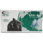 Eco II - Sac à ordure Oxo-Biodégradable - industriel - 22 po x 24 po - noir - paquet de 500-noir