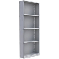 Metalware – Étagère enclenchable RK433, 5 tablettes, 36 x 18 x 100 po, gris pâle-Système de tablettes ajustables offrant un espace de rangement solide, mais économique qui convient à vos besoins