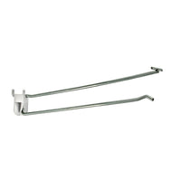 Azar Displays – Crochet pour porte-étiquette, 10 x 0,212 po, 50/paquet (701240)-En métal galvanisé avec plaque rabattable en plastique