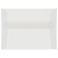 JAM Paper Enveloppes translucides A7, ton clair, 50/paquet-Enveloppes en papier translucide clair