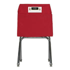 Sac de siège grand sac de siège, 17", rouge, paquet de 2-Un organisateur qui glisse sur le dossier d'une chaise pour fournir un rangement instantané de livres, papiers, fournitures scolaires et plus