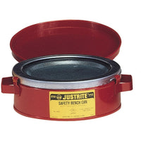 JustriteMD – Bidons d’atelier, 4 7/8 x 5 1/2 po, 2 lb-Plaque d’étalement perforée en acier avec ressort