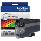 Brother - LC406XLBKS Cartouche d’encre authentique noire à haut rendement INKvestment Tank-Intelligemment conçue pour fonctionner à l’unisson avec votre imprimante INKvestment Tank de Brother