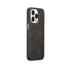General Supply Goods + Co Vegan Leather Case for iPhone 13/13 Pro - Charcoal-Charbon