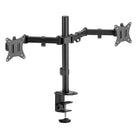 Uplite – Support de bureau entièrement ajustable, articulé, pour 2 moniteurs de jusqu'à 32 po, noir (UPMM32A)-Le bras réglable offre une inclinaison de 45 degrés, un pivotement de 180 degrés, une rotation de 360 degrés et un réglage en hauteur le long du poteau central