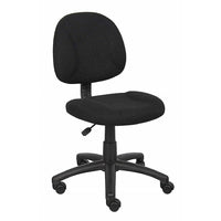 Nicer Furniture - chaise de travail de posture de luxe en tissu-Comprend un dossier profilé avec support lombaire intégré, un siège à bord en cascade pour réduire la pression sur les jambes et un siège en tissu tweed rembourré pour un confort durable.