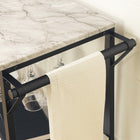 South Shore - Maliza - Chariot Bar - Faux marbre carrara-Matériau: MDF, Métal