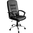 Xtech - Chaise de bureau exécutif Calabria avec accoudoirs - Noir-Une élégante chaise de bureau exécutive rendra votre espace de travail magnifique.
