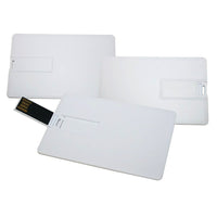Clé USB de type carte de crédit, 8 Go, paquet de 10-La clé USB de type carte de crédit offre amplement d’espace pour y apposer une image en couleurs ou une sérigraphie, y compris des photos que nous pouvons imprimer jusqu’au bord