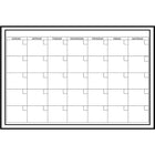 WallPops!MD – Grand calendrier mensuel à effacement à sec, 36 x 24-Grand calendrier mensuel - Blanc
