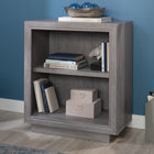 Sauder - 434778 La Collection Hayes Garden Bibliothèque - Finition Ashen Oak-L'unité peut être empilée sur deux hauteurs pour davantage de rangement vertical.