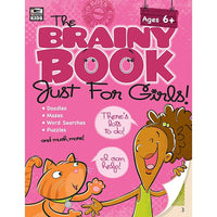 Livre numérique : Carson-Dellosa - Brainy Book Just for Girls!, 705002-EB,  maternelle à 5e année-Vous recevrez deux courriels : le premier confirmant la totalité de votre commande et le second comportant un lien de téléchargement. Vous pourrez utiliser le lien de téléchargement immédiatement ou plus tard, comme vous le voulez.