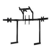 Next Level Racing - Universal Elite Freestanding Complete Quad Monitor Stand - Noir-La solution complète, sans compromis, de montage d'écran de cockpit de course pour le pilote de simulateur d'élite