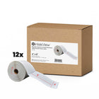 Premium Tape - 4 x 6 po (102 mm x 152 mm) Étiquettes Transfert Thermique - Noyau de 1 po (25 mm) - Paquet de 12-Étiquettes Transfert Thermique