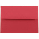 JAM Paper - Ensemble de papeterie recyclée - 25 cartes et 25 enveloppes A1 4 barres - Brite Hue Red - ensemble de 25-Taille : A1 4 barres (3,625 x 5,125 pouces)