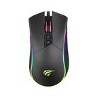 Havit RGB Backlit Wired 7200dpi Programmable 7 Buttons Gaming Mouse-16 millions de lumière respiratoire colorée