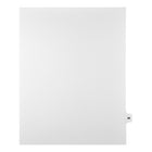 Markmaker - Intercalaires imprimes Legal, Blanc, 1/15th coupe, format lettre, sans trous, 25 tabs/PQT, 5 PQT/Boite, Numero 88-Intercalaires imprimes Legal