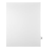 Markmaker - Intercalaires imprimes Legal, Blanc, 1/15th coupe, format lettre, sans trous, 25 tabs/PQT, 5 PQT/Boite, Numero 88-Intercalaires imprimes Legal