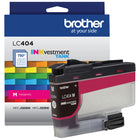 Brother - LC404MS Cartouche d’encre magenta à rendement standard d'origine-Brother offre une façon pour que les clients se débarrassent de leurs cartouches Brother authentiques. Visitez www.brother-usa.com/Environment pour en savoir plus.