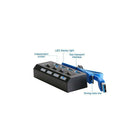 MMNOX – Concentrateur USB 3.0 à 4 ports avec commutateur UH104 (AS-MX-UH104)-Compatible USB 3.0
