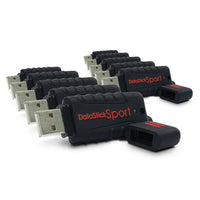 Clé USB 2.0 DataStick Sport de 2 Go de Centon, noir, paquet de 10-2 Go