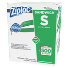 Ziploc − Sacs à sandwich − paquet de 500-Notre nouveau système de scellage triple est doté d’une languette allongée, d’une texture facile à saisir et d’une double fermeture à glissière.