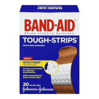 BAND-AID® – Pansements adhésifs TOUGH-STRIPS, paq./20-Protection résistante tout usage