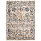 ECARPETGALLERY - Tapis Bolivia Yalameh Bleu, Ivoire 5'3" x 7'6"-5 pi 3 po x 7 pi 6 po