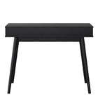 CorLiving - Bureau d'entrée Acerra - Noir-Etagère cachette en profondeur